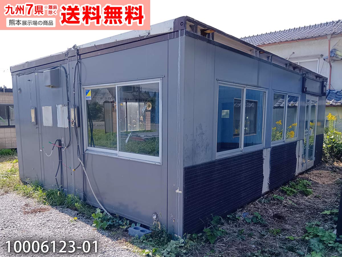 親子ドアのユニットハウス